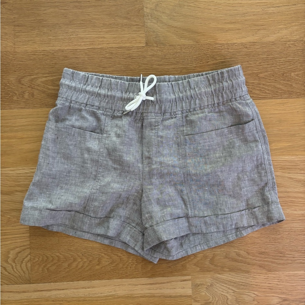Athleta Gray Women's Linen Shorts